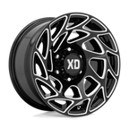 Xd Xd860 Onslaught 17X9 -12 Gloss Black Milled