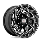 Xd Xd860 Onslaught 17X9 -12 Gloss Black Milled