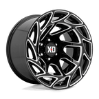Xd Xd860 Onslaught 20X12 -44 Gloss Black Milled