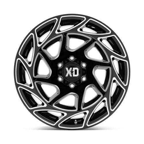 Xd Xd860 Onslaught 20X12 -44 Gloss Black Milled