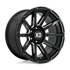 XD XD847 OUTBREAK 18x9 +12 GLOSS BLACK MILLED