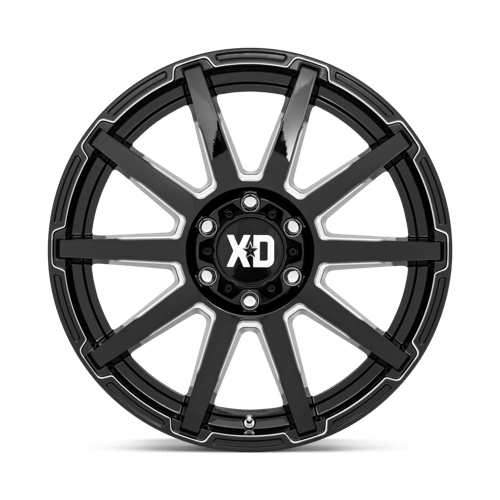 Xd Xd847 Outbreak 20X10 +12 Gloss Black Milled