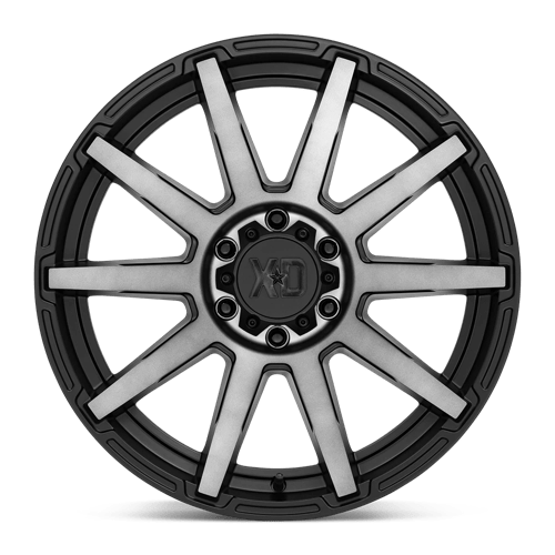 Xd Xd847 Outbreak 22X10 +12 Satin Black W/ Gray Tint