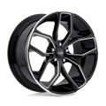 Foose 1Pc F150 Outcast 20X10 +40 Gloss Black Milled