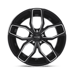 Foose 1Pc F150 Outcast 20X10 +40 Gloss Black Milled