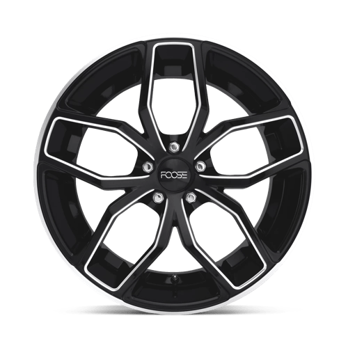 Foose 1Pc F150 Outcast 20X10 +40 Gloss Black Milled