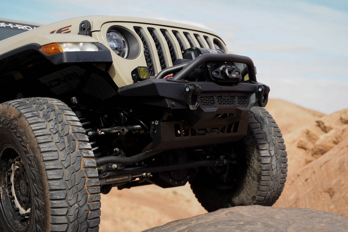 JL/JT Front Bumper Sway-Bar Disconnect Motor Skid Plate
