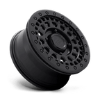 Black Rhino Hard Alloys - Utv Parker Utv Beadlock 14X7 +51 Candy Red W/ Black Bead Ring