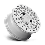 Black Rhino Hard Alloys - Utv Parker Utv Beadlock 15X7 +36 Silver W/ Mirror Cut Face