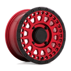 Black Rhino Hard Alloys - Utv Parker Utv 14X7 +36 Candy Red W/ Black Lip