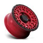 Black Rhino Hard Alloys - Utv Parker Utv 14X7 +52 Candy Red W/ Black Lip