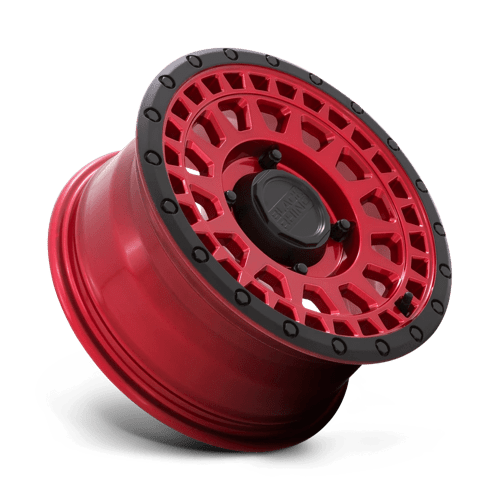 Black Rhino Hard Alloys - Utv Parker Utv 15X7 +51 Candy Red W/ Black Lip