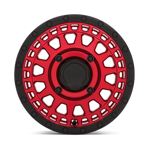 Black Rhino Hard Alloys - Utv Parker Utv 14X7 +36 Candy Red W/ Black Lip