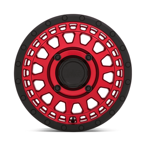 Black Rhino Hard Alloys - Utv Parker Utv 14X7 +36 Candy Red W/ Black Lip