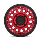 Black Rhino Hard Alloys - Utv Parker Utv 15X7 +51 Candy Red W/ Black Lip