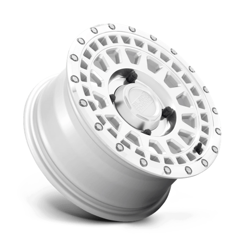 Black Rhino Hard Alloys - Utv Parker Utv 14X7 +36 Silver W/ Mirror Cut Face