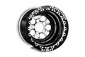 WELD Racing Magnum 16X16 -114 Polished Center - Black Shell