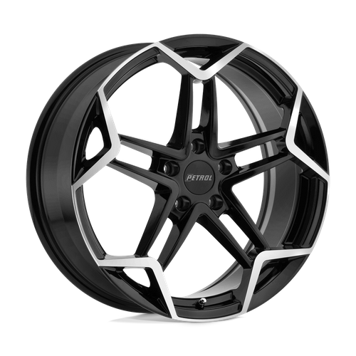 Petrol P1A 19X8 +40 Gloss Black W/ Mach Cut Face