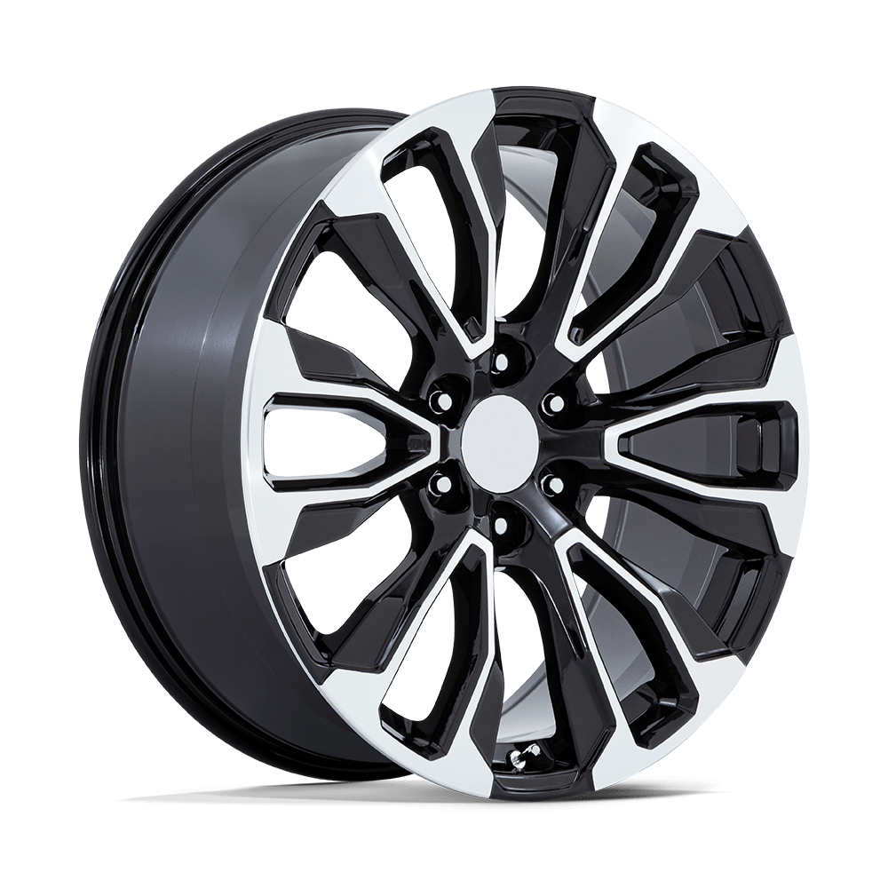 Performance Replicas Pr211 24X10 +31 Gloss Black Machined Face