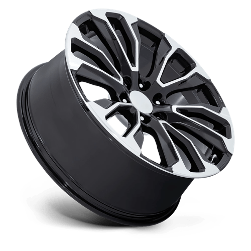 Performance Replicas Pr211 22X9 +28 Gloss Black Machined Face