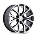 Performance Replicas Pr230 22X9.5 +44 Gloss Black W/ Machined Face