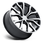 Performance Replicas Pr230 24X10 +31 Gloss Black W/ Machined Face