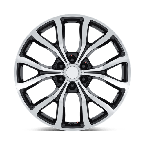 Performance Replicas Pr230 22X9.5 +44 Gloss Black W/ Machined Face