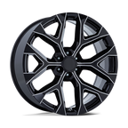 Performance Replicas Pr177 20X9 +24 Gloss Black Milled
