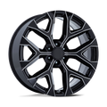 Performance Replicas Pr177 24X10 +24 Gloss Black Milled