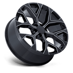 Performance Replicas Pr177 20X9 +24 Gloss Black Milled