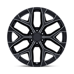 Performance Replicas Pr177 26X10 +24 Gloss Black Milled