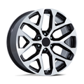 Performance Replicas Pr177 20X9 +24 Gloss Black Machined Face