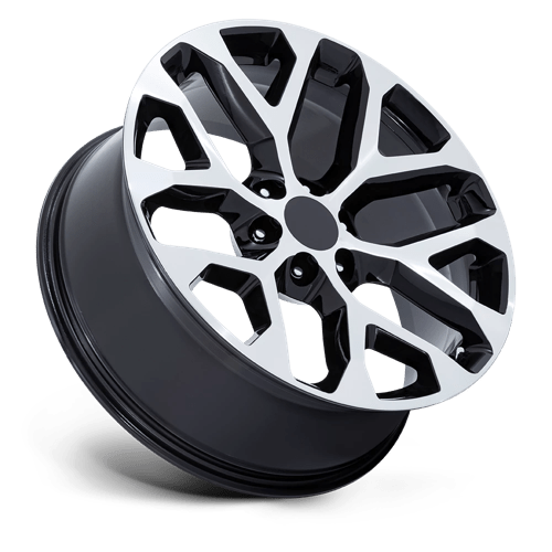 Performance Replicas Pr177 24X10 +24 Gloss Black Machined Face