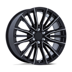 Performance Replicas Pr223 24X10 +28 Gloss Black Milled