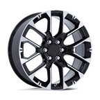 Performance Replicas Pr224 22X9 +28 Gloss Black W/ Machined Face