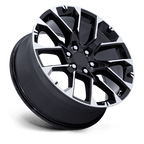 Performance Replicas Pr224 22X9 +28 Gloss Black W/ Machined Face