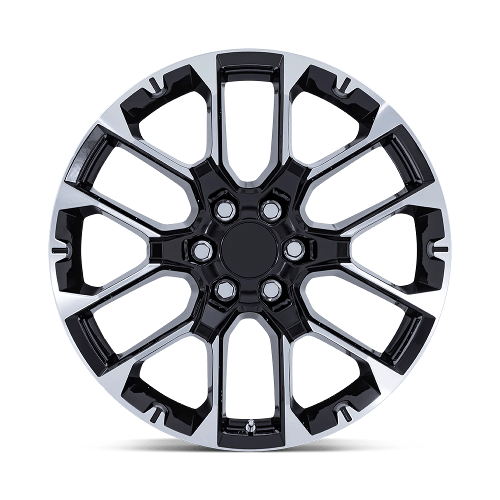 Performance Replicas Pr224 22X9 +28 Gloss Black Machined