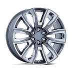 Performance Replicas Pr225 24X10 +31 Gloss Gunmetal Mach W/ Chr Acc