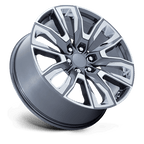 Performance Replicas Pr225 24X10 +31 Gloss Gunmetal Mach W/ Chr Acc