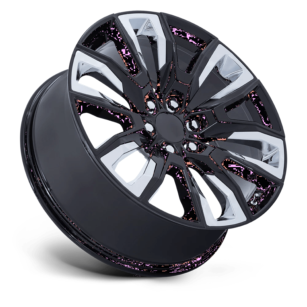 Performance Replicas Pr225 24X10 +31 Gloss Black W/ Accents