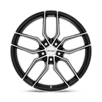 Petrol P5C 17X8 +35 Gloss Black W/ Mach Cut Face