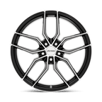 Petrol P5C 17X8 +40 Gloss Black W/ Mach Cut Face