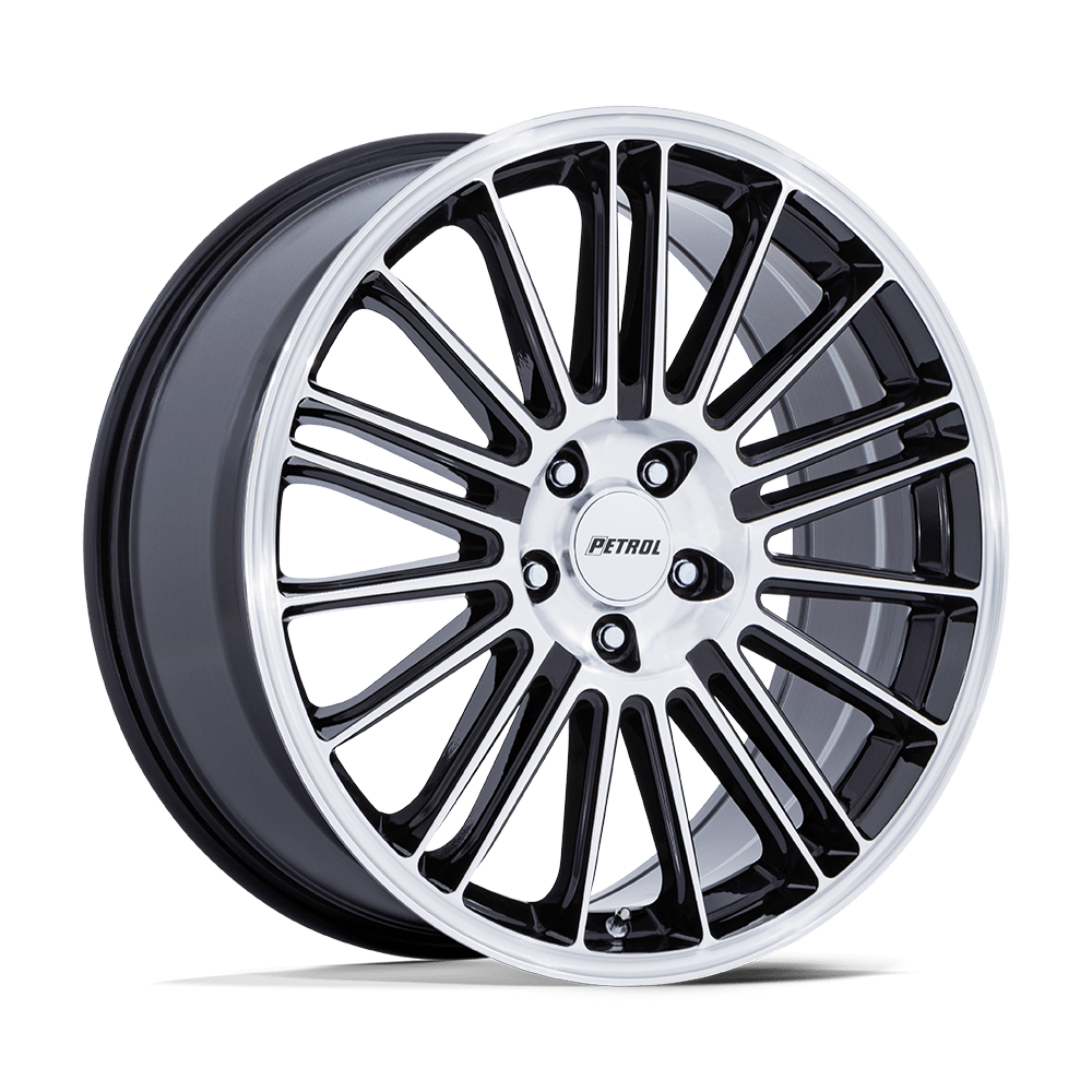 Petrol Pe001 P1D 18X8 +40 Gloss Black W/ Machined Face
