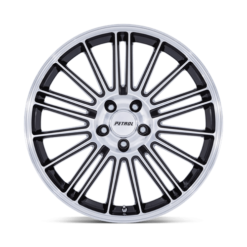 Petrol Pe001 P1D 20X8.5 +40 Gloss Black W/ Machined Face