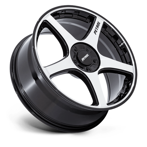 Petrol Pe003 P2E 17X8 +35 Gloss Black W/ Machined Face