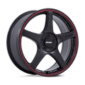 Petrol Pe003 P2E 19X8 +35 Matte Black W/ Red Lip