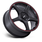 Petrol Pe003 P2E 19X8 +35 Matte Black W/ Red Lip