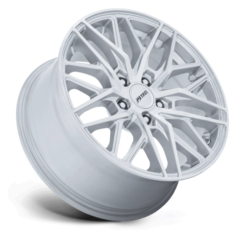 Petrol Pe004 P3E 20X8.5 +40 Machined Brushed Gloss Silver