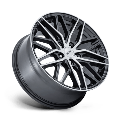 Petrol Pe004 P3E 20X8.5 +35 Gloss Gunmetal Brs-Mach Face