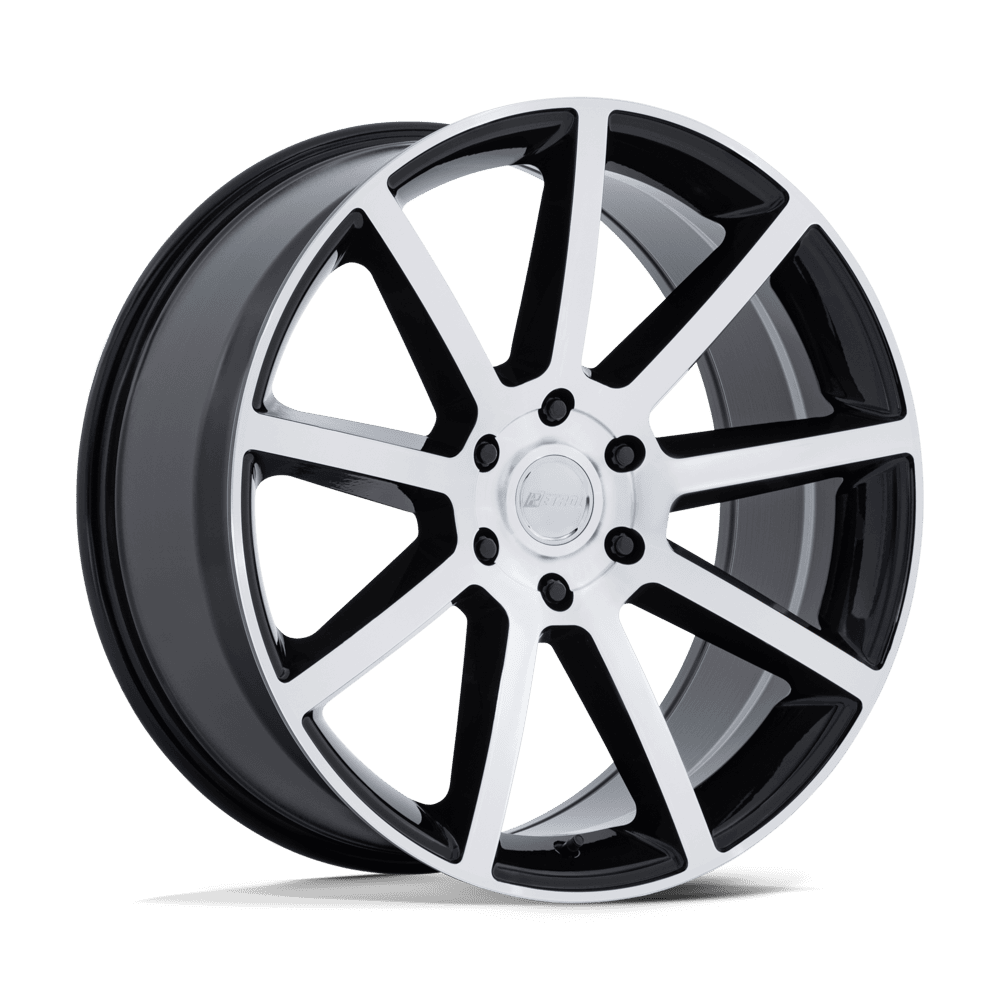 Petrol Pe007 P6E 20X9.5 +25 Gloss Black W/ Machined Face